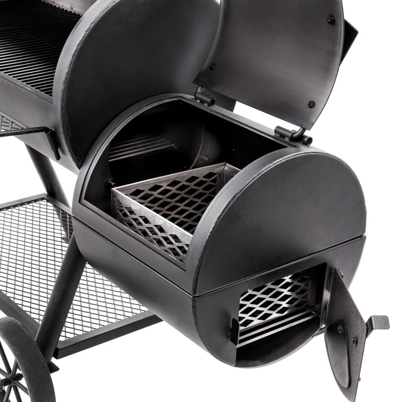 Oklahoma Joe's Highland Reverse Flow Smoker Mods Oklahoma Joe's Highland Reverse Flow Offset Charcoal Smoker and Grill